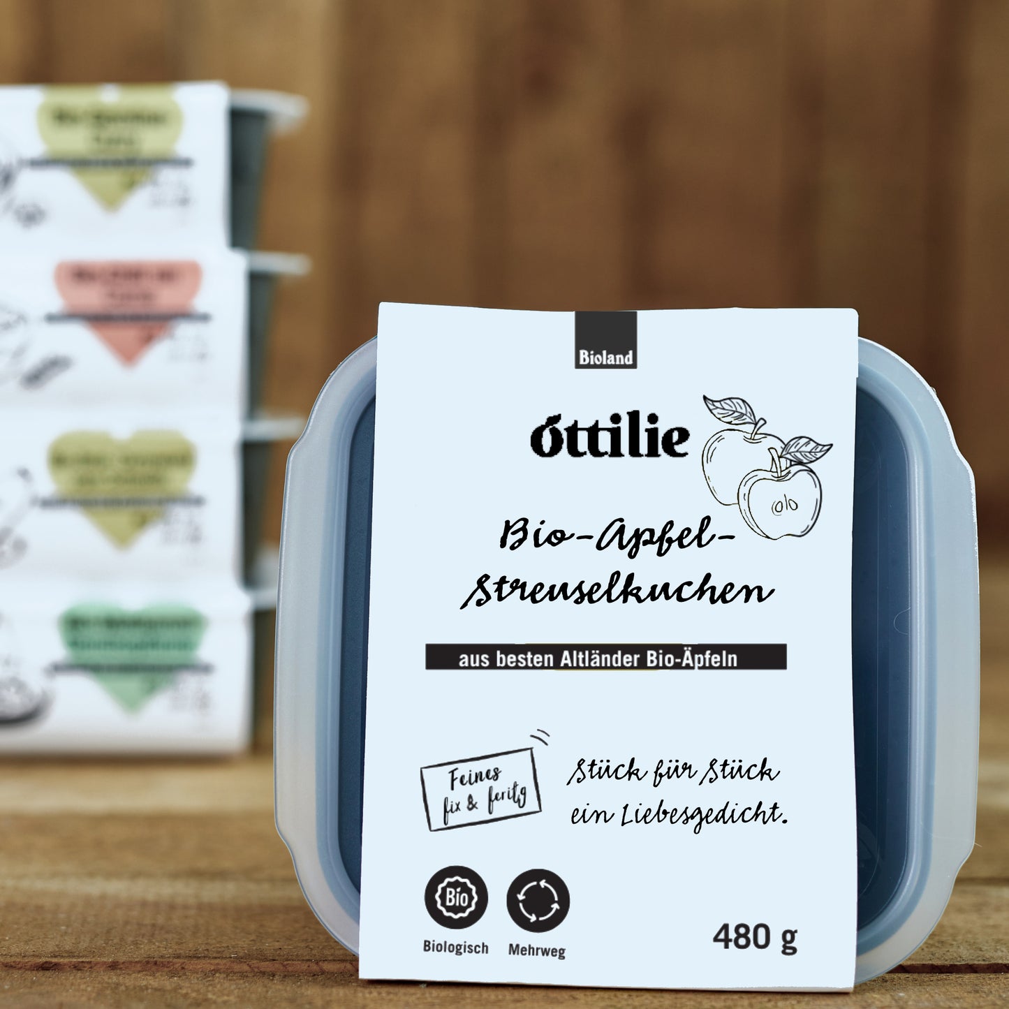 Bio-Apfel-Streuselkuchen